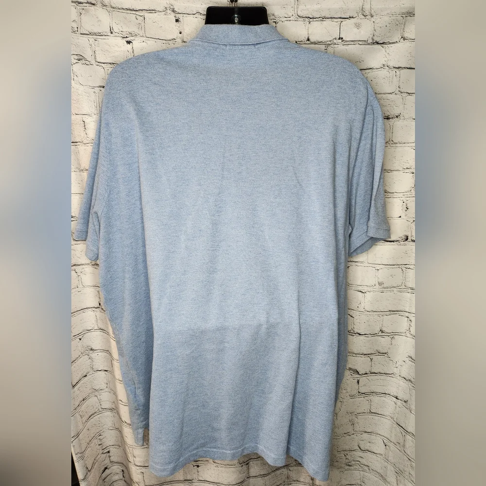 Polo Ralph Lauren Big & Tall Blue Short Sleeve Polo Shirt Size XXL‎